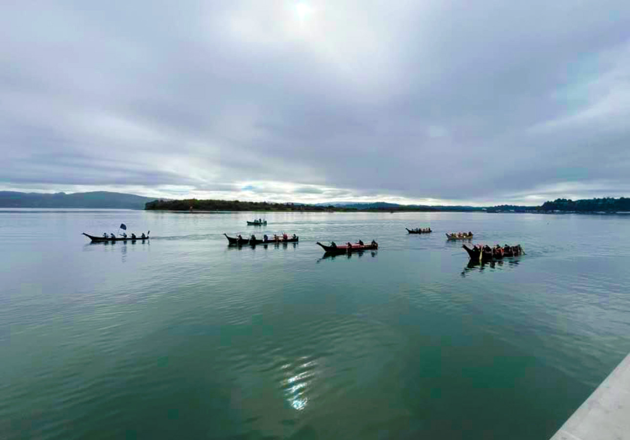 Tribal Youth and Adults Bring Home First Place Canoe Race Trophies